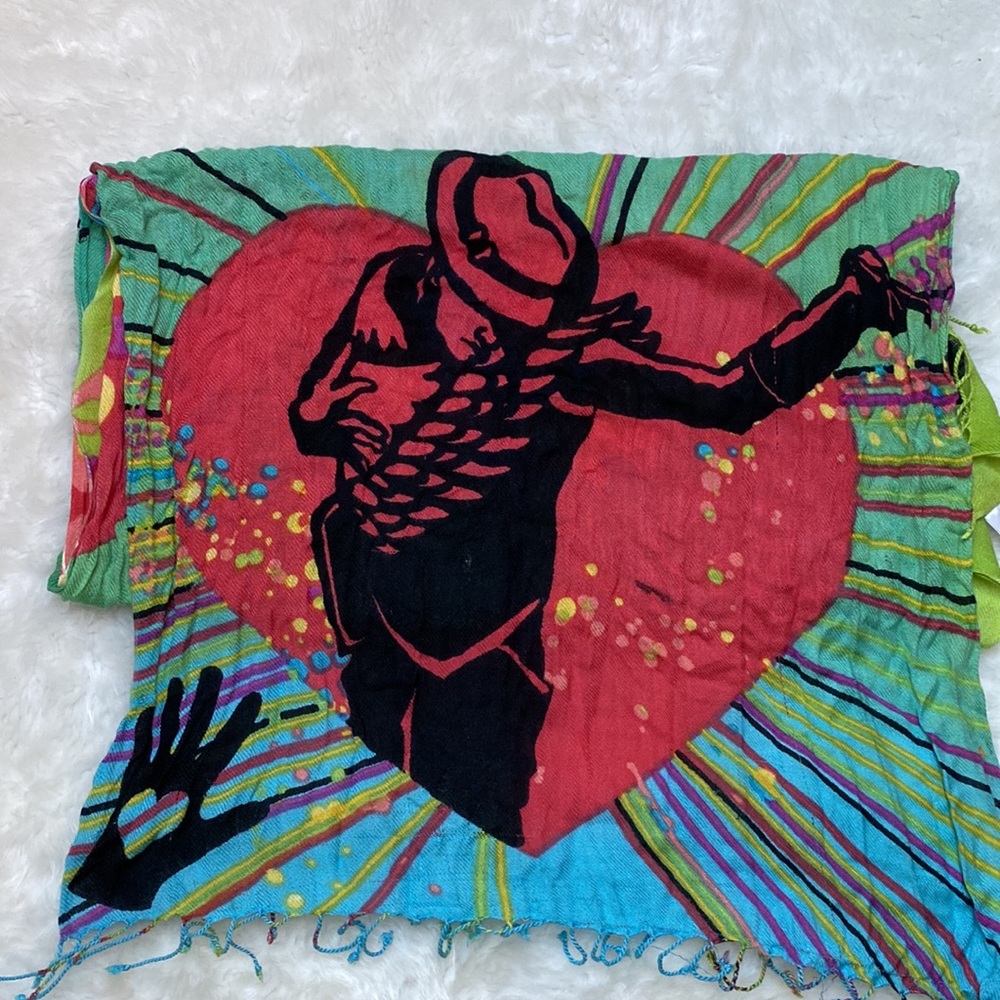 Michael Jackson Colorful scarf